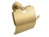 Corby Harrogate Toilet Roll Holder with Cover in Brushed Brass