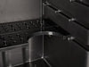 Corby Eton 40L Glass Minibar in Black with Black interior - UK Plug
