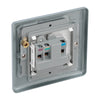 BG MC528 Metal Clad 2A Round Pin Unswitched Socket