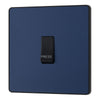BG Evolve Matt Blue 10AX 1 Way Press Switch PCDDB14B with 35mm Steel Back Box