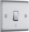 BG NBS14 Nexus Metal Brushed Stainless Steel Bell Push Switch
