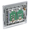 BG Nexus Polished Chrome 2 Gang 1x Co-Axial 1x Satellite Socket NPC65 with 35mm Steel Back Box