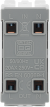 RPC30KY Back- The Grid modular range from British General allows you to build your own module configuration with a variety of combinations and finishes.