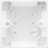 BG 901 Moulded Square Edge | White | 32mm | 1 Gang Surface Pattress