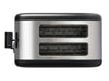2 Slice Toaster (Chelmsford / THT-8016A) in Black & Polished Steel - UK Plug