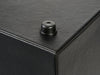 Corby Highland Dual Recycling Bin in Black PU Leather
