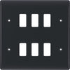 BG RPM6 Nexus Grid Part M | 6 Module Front Plate