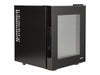 Corby Eton 20L Glass Minibar in Black with Black interior - UK Plug
