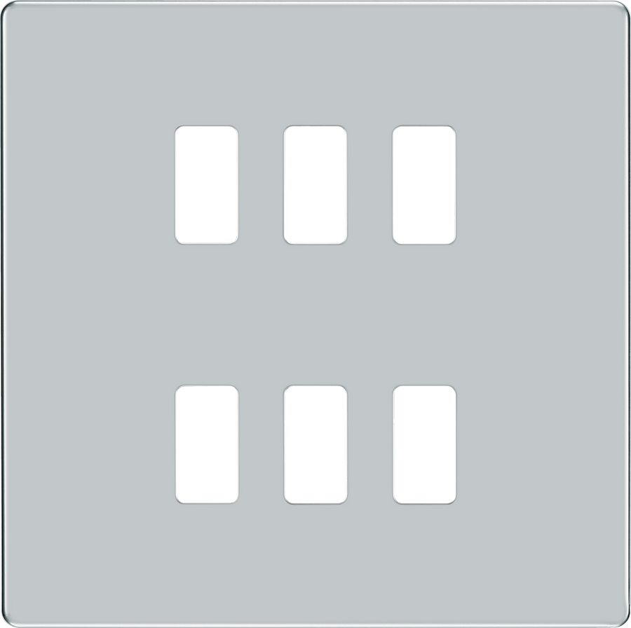  RFPC6 Front - The Grid modular range from British General allows you to build your own module configuration with a variety of combinations and finishes.