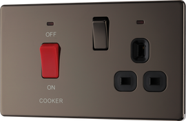 BG Nexus Screwless Brushed Steel 13A Double USB 22W A+C Ports BG Nexus Screwless Brushed Steel 13A Double USB 22W A+C Ports