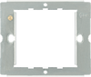 BG RFR12 1 and 2 Gang Grid Frame for Nexus Metal - White Moulded - Metal Clad and Part M Front Plates