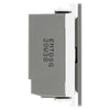 BG Nexus Screwless Polished Chrome Single Secondary Touch Dimmer Switch Grey Insert FPCTDS1G