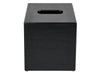 Corby Buxton Cube Tissue Box Cover in Black BUSA Bamboo