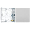 BG Evolve Brushed Steel Intermediate Edge to Edge Rocker Switch PCDBS13EW with 25mm Steel Back Box