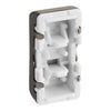 BG RRLTBN Black Nickel 20 Amp Double Pole Appliance Grid Switch Labelled Lights