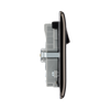 BG NBN22UAC45B Nexus Metal | Black Nickel - Black insert | USB A + C | 2 Gang Switched Socket