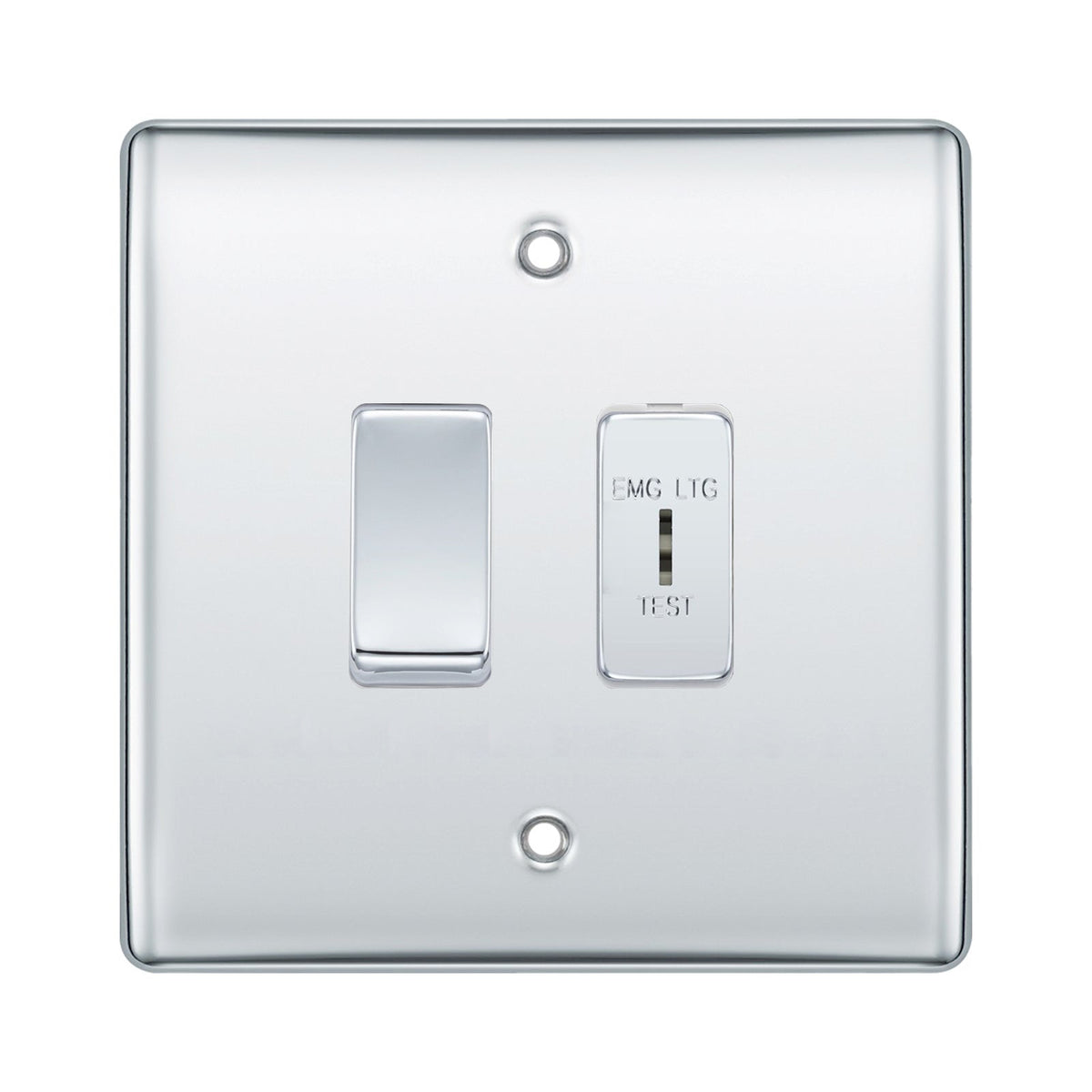 BG Polished Chrome 2 Gang Emergency Lighting (EMG LTG TES...– The ...