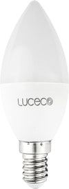 Luceco SLC14CC5W4 Smart 4.8W 450lm 2700-6500K E14 LED Classic Colour Change Lamp