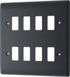 BG RPM8 Nexus Grid Part M | 8 Module Front Plate