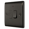 BG Nexus Black Nickel 13A Switched Spur with Neon NBN52 and 25mm Steel Back Box