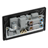 BG Evolve Matt Grey 45A Switch 13A Switched Socket Cooker Control Unit PCDMG70B with 35mm Steel Back Box