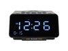 Corby Regent Alarm Clock in Black - UK Plug