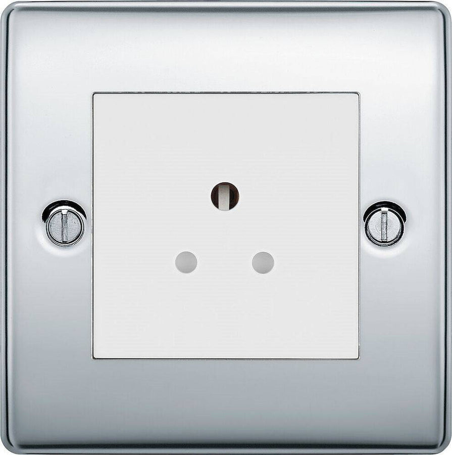 BG Nexus Metal Polished Chrome 5A Unswitched Socket NPC29W