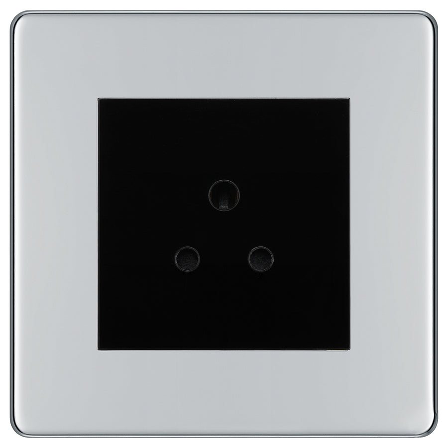 BG Nexus Screwless Polished Chrome 2A Unswitched Socket FPC28MB