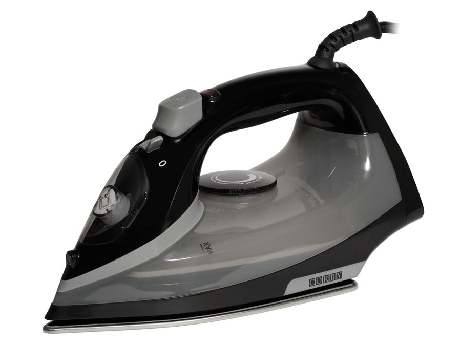 Corby Sherwood 1600W Steam Iron in Black - UK Plug