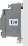 BG Nexus White EMTVMW Screened TV Outlet Euro Module Male