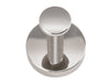 Corby Harrogate Single Clothes Hook in Polished Steel