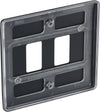 BG RPM2 Nexus Grid Part M | 2 Module Front Plate