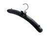 Corby Saltaire Padded Guest Hanger in Satin Black with Hook