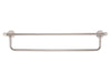 Corby Harrogate Towel Rail with Shelf in Polished Steel