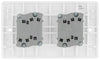 BG 844 Moulded Round Edge | White | 4 Gang 10AX 2 Way Plate Switch