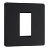 BG Evolve Matt Black 20AX 2 Way Emergency Lighting Test Key Switch - Key Included - Black Insert