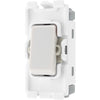 BG R12 Nexus Grid White 20A 20AX 2 Way 1 Pole Switch Module