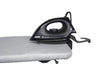 Corby Table Top Ironing Centre in Light Grey with 1200W Black Dry Iron - UK Plug