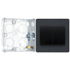 BG Evolve Matt Grey 20A 16AX Double Wide Rocker Light Switch PCDMG42WB with 25mm Steel Back Box