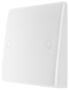 BG 858 Moulded Round Edge | White | 20A Bottom Entry Flex Outlet