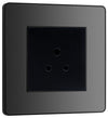 BG Evolve Black Chrome 2A Unswitched Socket PCDBC2AUSSB