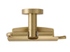 Corby Harrogate Toilet Roll Holder with Cover in Brushed Brass