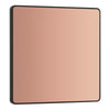BG Evolve Polished Copper Single Blank Plate PCDCP94B with 35mm Steel Back Box