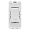 BG Nexus RRPUMPW White 20 Amp Double Pole Appliance Grid Switch Labelled Pump