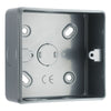 BG Nexus Antique Brass Single Master Telephone Socket with Surface Pattress Back Box