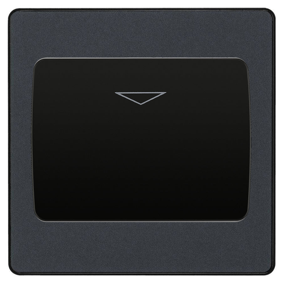 BG Evolve Matt Grey Hotel Key Card Switch PCDMGKYCSB