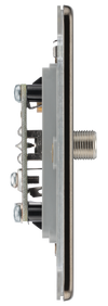 FBN64 Side - This satellite socket from British General can be used to install satellite cables while maintaining maximum signal quality.