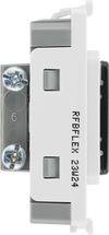 BG RFBFLEX Nexus Grid Matt Black 10mm Flex Outlet Module