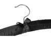 Corby Saltaire Padded Guest Hanger in Satin Black with Hook