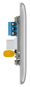 NBSBTM1 Side - This master telephone socket from British General uses a screw terminal connection and should be used where your telephone line enters your property.